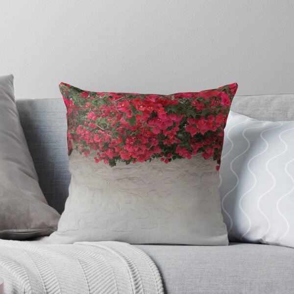 Item preview, Bougainvillea flowers against whitewashed wall  designed and sold by alokojha.