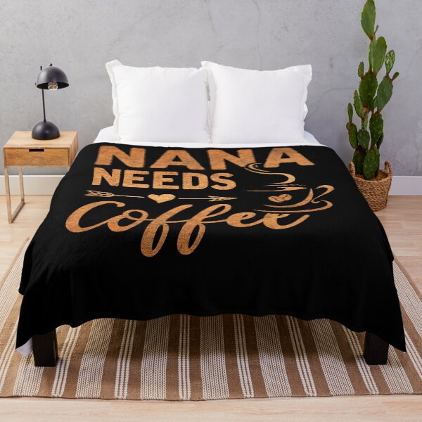 Item preview, Nana Needs Coffee Funny Coffee Lover Grandma Grandmother designed and sold by topdesignarts.