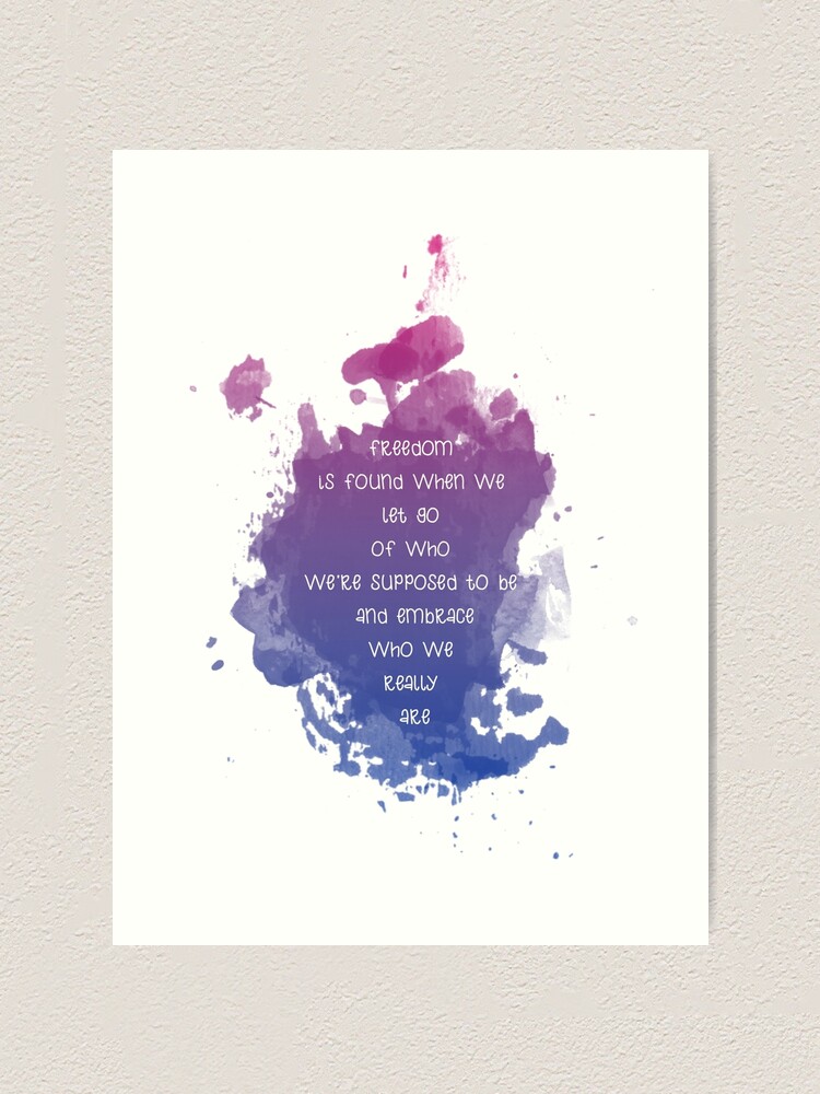 Bisexual Pride Art Print For Sale By Journalofstars Redbubble