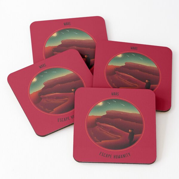 Item preview, Mars escape humanity martian scene designed and sold by Technobesity.