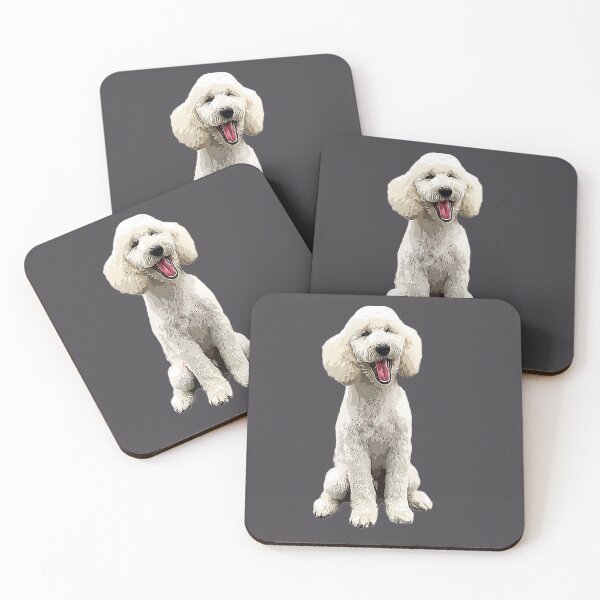 Item preview, Poodle White Beauty  designed and sold by ElegantCat.