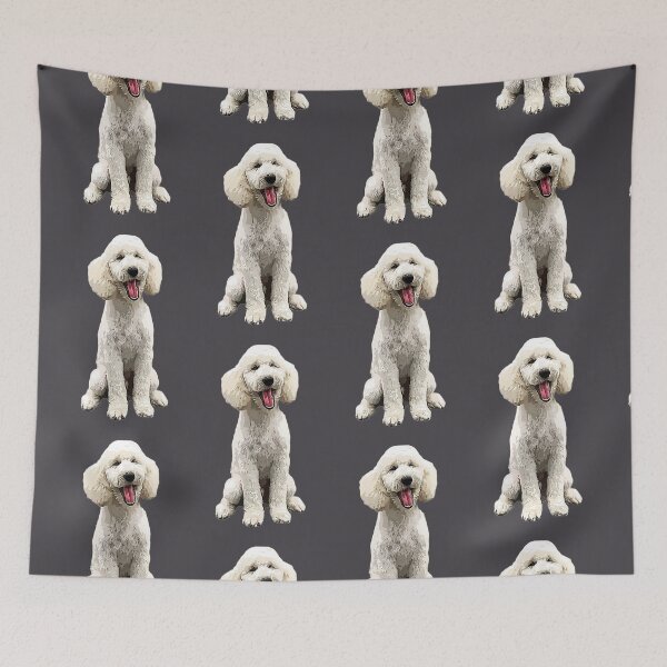 Item preview, Poodle White Beauty  designed and sold by ElegantCat.
