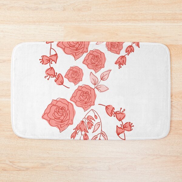 Item preview, pastel red floral designed and sold by Raseelvm.