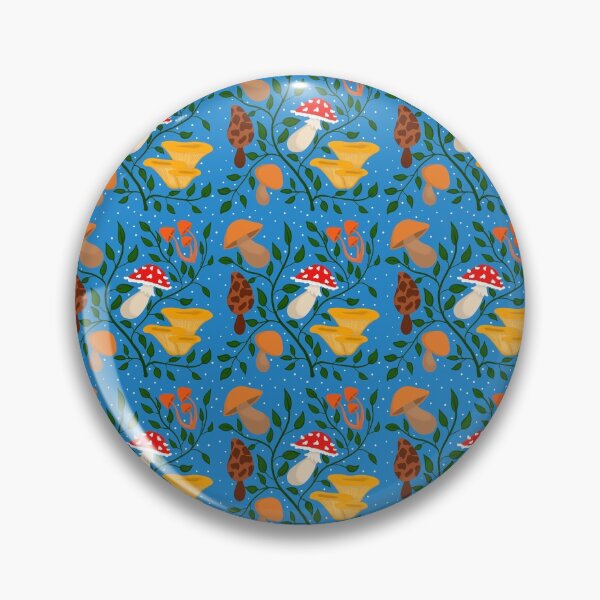 Item preview, Mushroom pattern designed and sold by Pearl Tottenham.