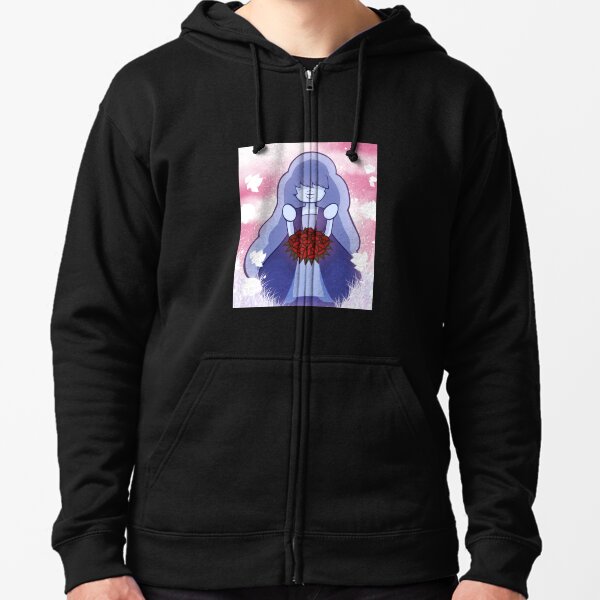 Laughy Sapphy Sudadera con capucha y cremallera