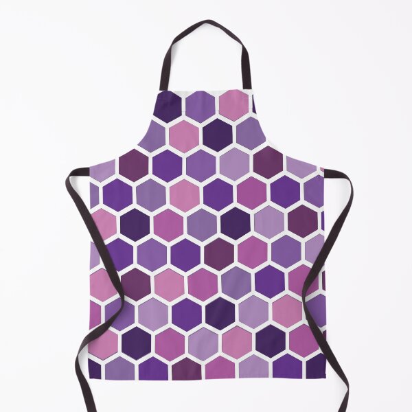 Item preview, Purple and Pink Hexagonal Honeycomb Pattern designed and sold by thesnowwhyte.