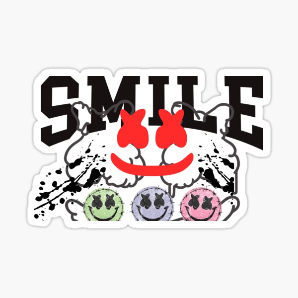 Item preview, Lächeln (Marshmello) designed and sold by macrobles.