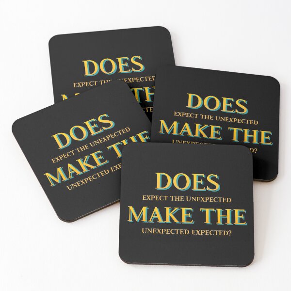 Item preview, Funny Definition - Does Expect The Unexpected Make The Unexpected Expected? designed and sold by greenchimp.