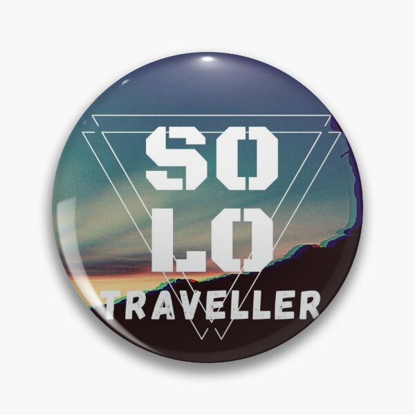 Item preview, solo travel designed and sold by blurry-mind.
