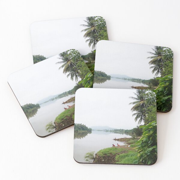 Item preview, Outdoor River Landscape designed and sold by PriyanDecor.