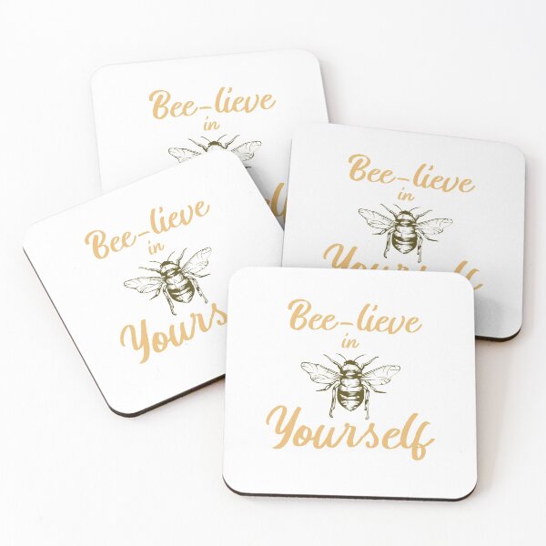 Item preview, Bee-lieve in yourself  designed and sold by Technobesity.