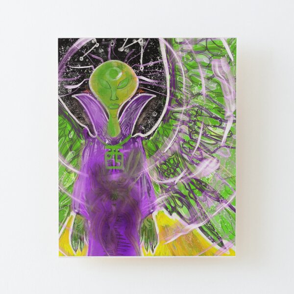 Groom Lake Transmission Wood Mounted Print
