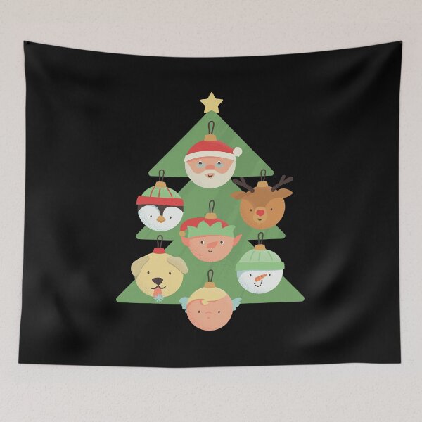 Item preview, Christmas Tree Characters designed and sold by TurtleDojo.