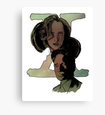 X-Files Canvas Print
