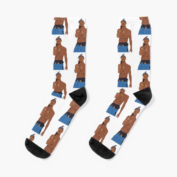 Tupac Rapper Thug Life Socks