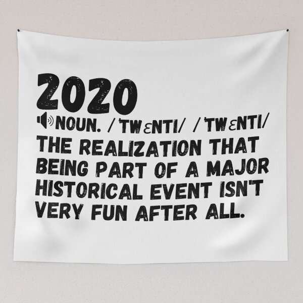 Item preview, Funny 2020 Definition - Would Not Recommend Being Part Of A Major Historical Event. One Out Of Five Stars Experience. designed and sold by mind-illusions.