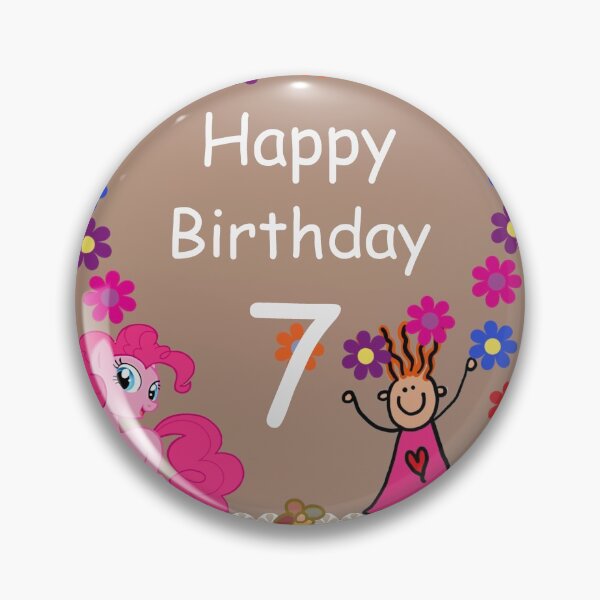 Item preview, Happy Birthday 7 designed and sold by della95.