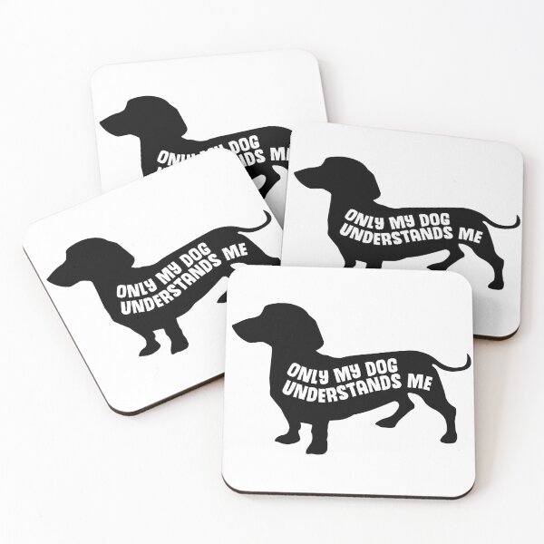 Item preview, Only My Dog Understands Me Black designed and sold by Andantino.