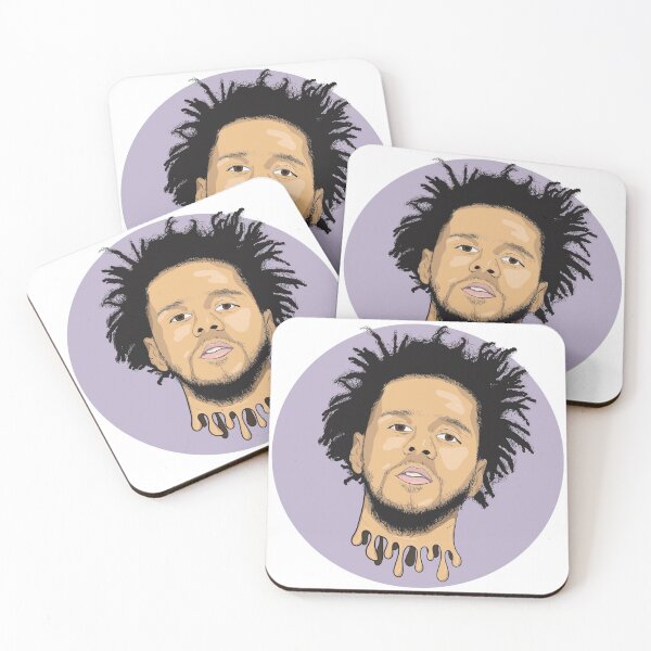 Item preview, J Cole Rapper King Purple Background designed and sold by acaciablue.