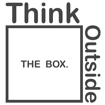 Artwork thumbnail, Think Outside The Box by RADesigns21