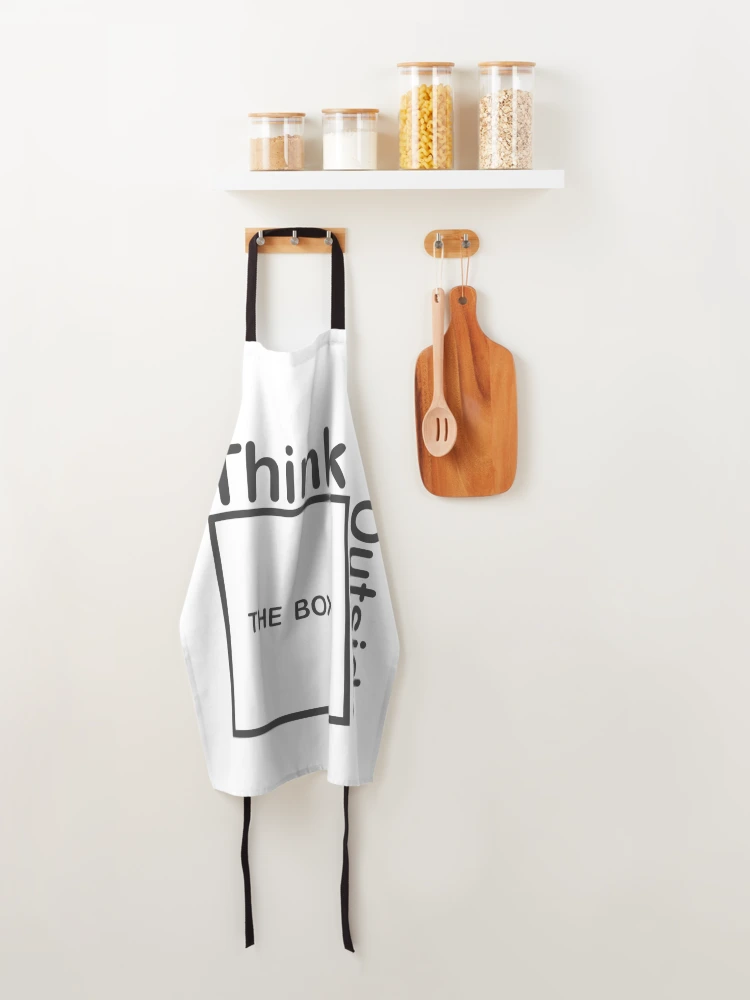 Thumbnail 4 of 6, Apron, Think Outside The Box designed and sold by RADesigns21.