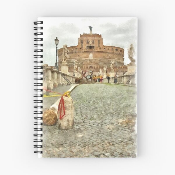 Item preview, Rome: Tiber River bridge and Saint Angel Castle designed and sold by Giuseppe Cocco.