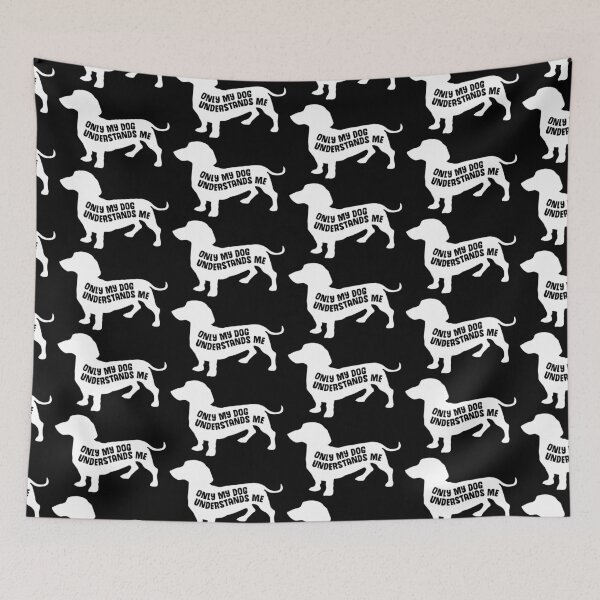 Item preview, Only My Dog Understands Me White designed and sold by Andantino.