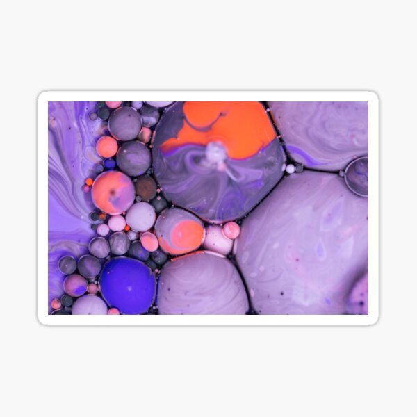 Bubbles Art Akim Sticker