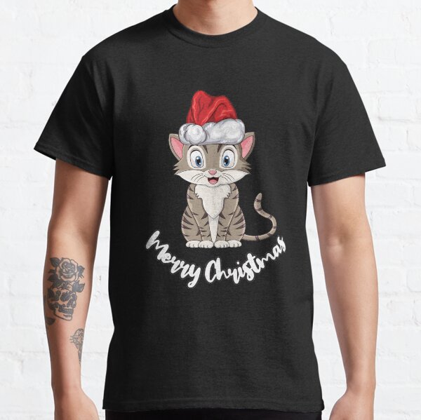Item preview, Sweet cat merry christmas  tee funny every cat lover  designed and sold by Tomsens.