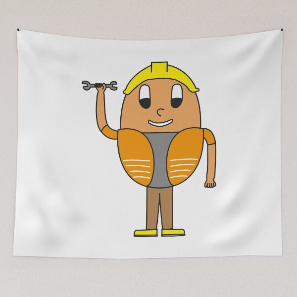 Item preview, Construction-Worker Egg designed and sold by M-P-Mueller.