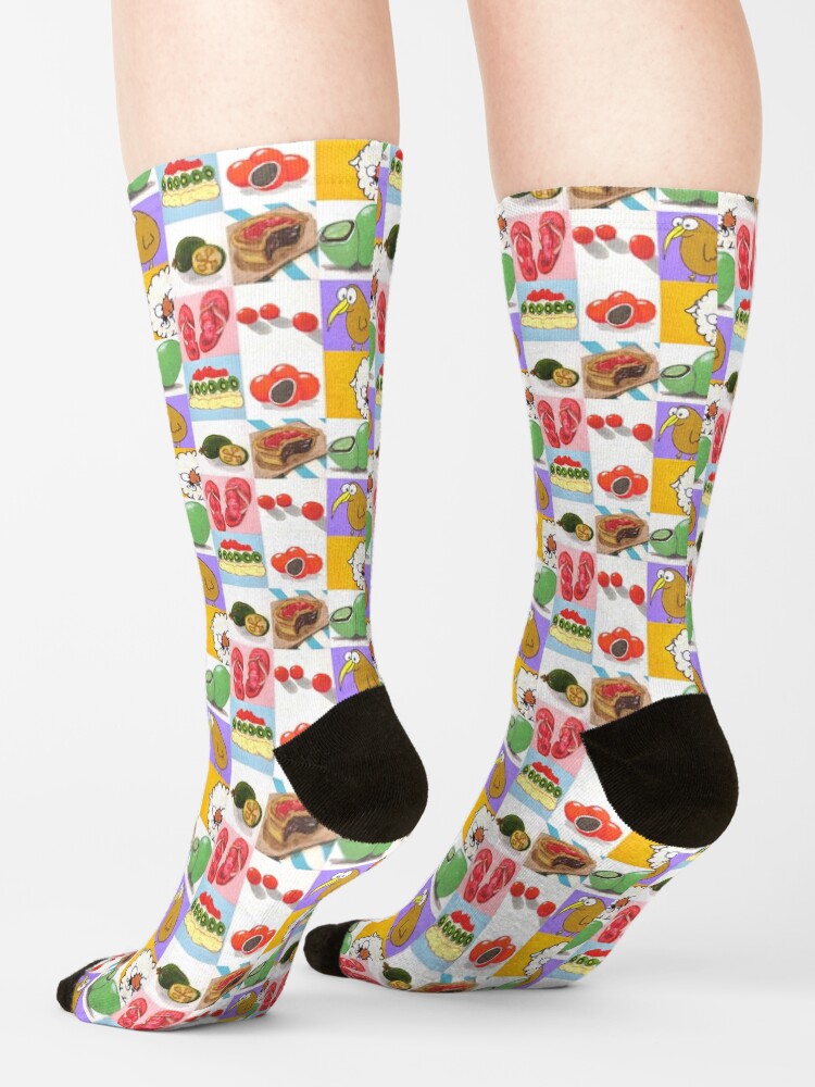 Thumbnail 4 of 5, Socks, Kiwiana Icons designed and sold by mandiipope.