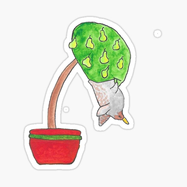 A Partridge in a Pear Tree (Pudding Thief) Sticker