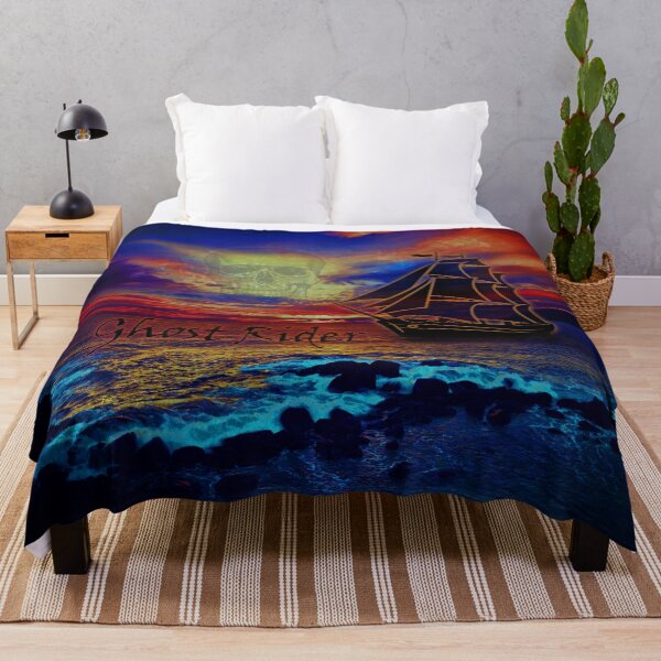 Item preview, Pirate Ghost Ship at sunset design. designed and sold by LaBellCreative.