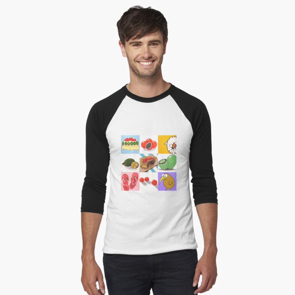 Item preview, Baseball ¾ Sleeve T-Shirt designed and sold by mandiipope.