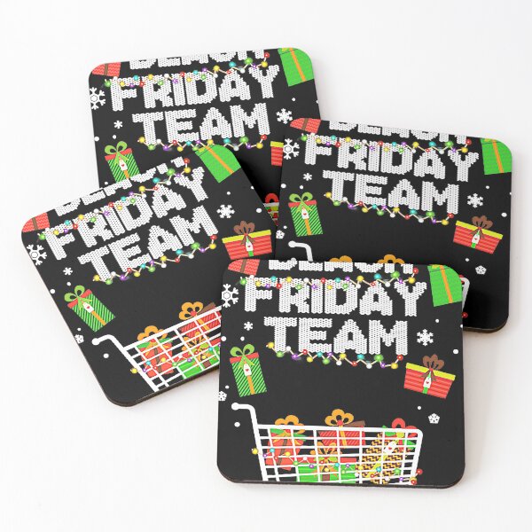 Item preview, Black Friday Team Shopping Christmas T-Shirt designed and sold by landanvcl147.
