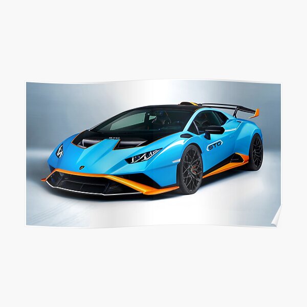 Lamborghini Huracan STO Poster