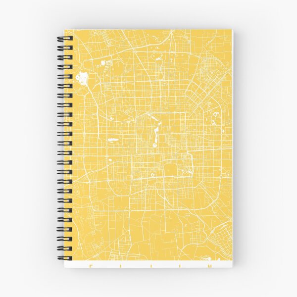 Item preview, Beijing map yellow designed and sold by mapsart.