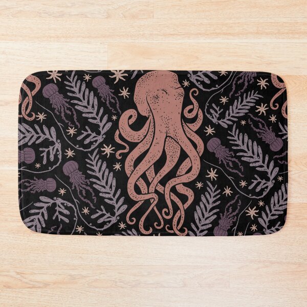 Item preview, Octopus and jellyfish pattern designed and sold by MihneaL.