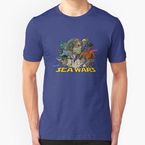 SEA WARS! Slim Fit T-Shirt