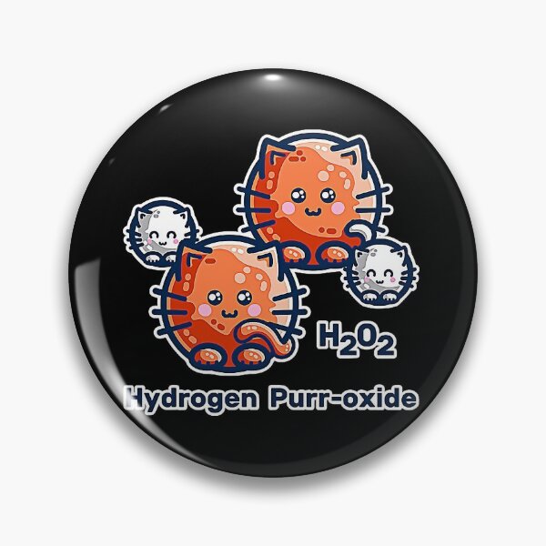 Item preview, Hydrogen Purr-oxide Cat Chemistry Pun T-Shirt designed and sold by landanvcl147.