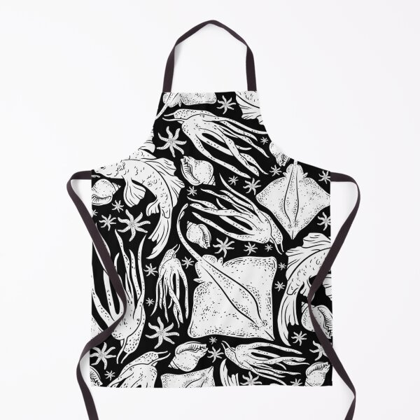 Item preview, Black and white ancient underwater creatures designed and sold by MihneaL.