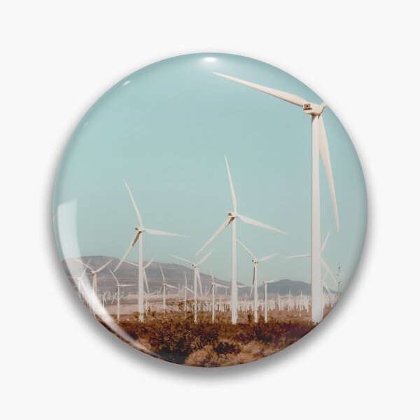 Item preview, Wind turbine farm in the desert at Kern County California USA designed and sold by Mrvell.