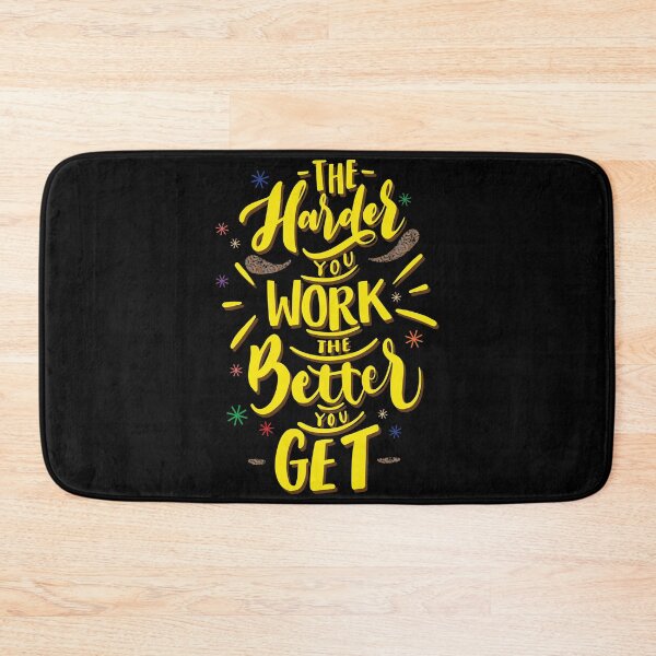Item preview, The Harder You Work The Better You Get Yellow designed and sold by Creativenetic.