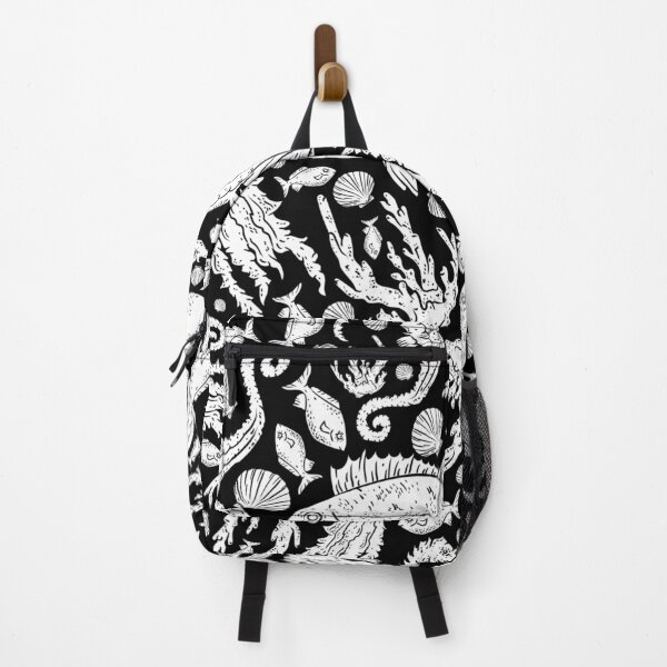 Item preview, Black and white ancient underwater creatures designed and sold by MihneaL.