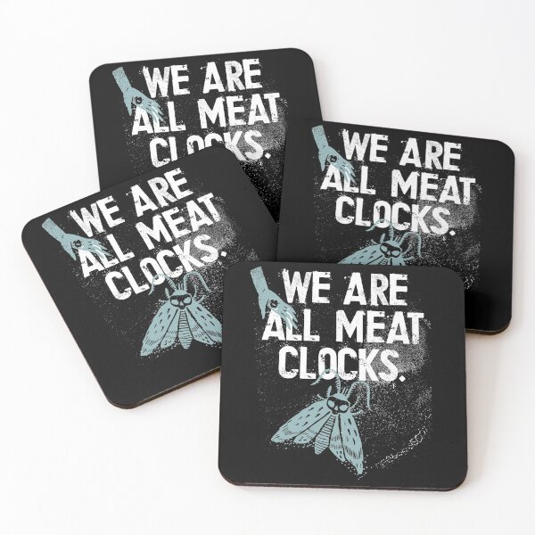 Item preview, We Are All Meat Clocks Existential Crisis designed and sold by kolbasound.