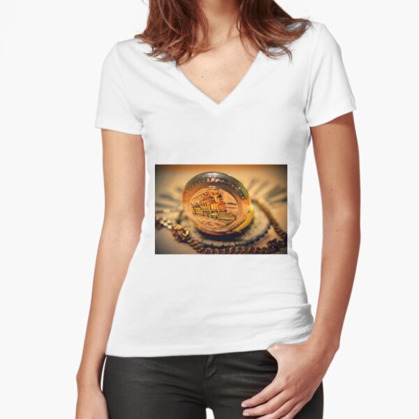 Fitted V-Neck T-Shirt