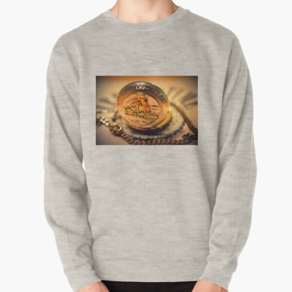 The Golden Train of Time Pullover Sweatshirt