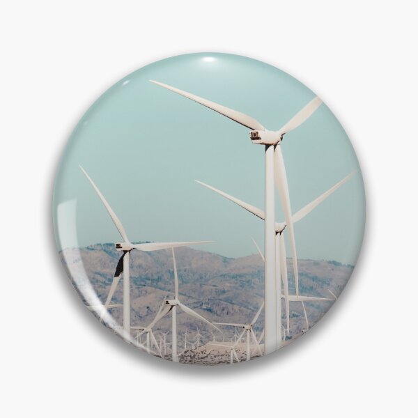 Item preview, Wind turbine in the desert at Kern County California USA designed and sold by Mrvell.