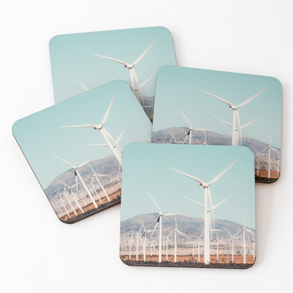 Item preview, Wind turbine in the desert at Kern County California USA designed and sold by Mrvell.