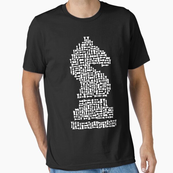 Item preview, White Chess Knight Piece Mosaic designed and sold by GrandeDuc.